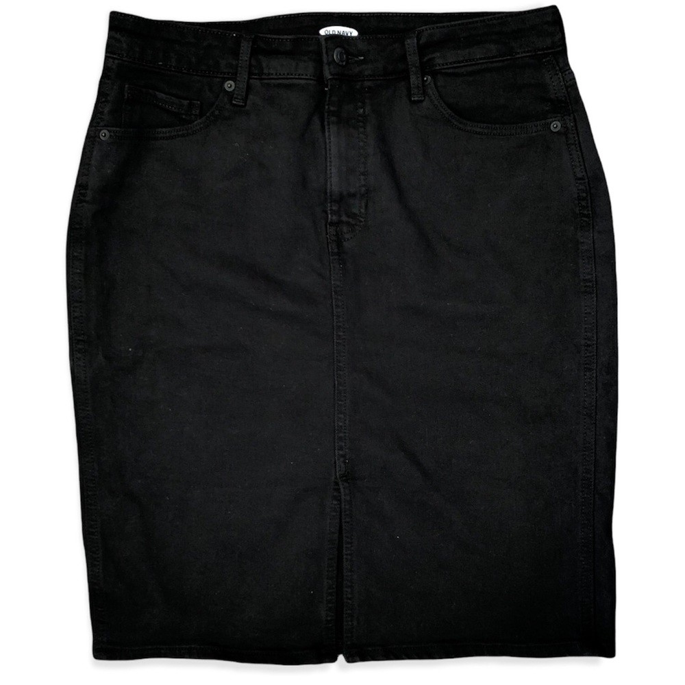 Old Navy Denim Jean Midi Skirt